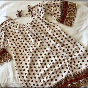 Boho print dress